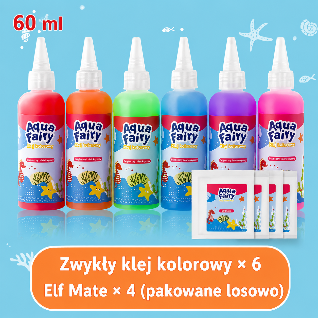 Magiczne żelowe stworki Aqua Kreatywny zestaw dla dzieci