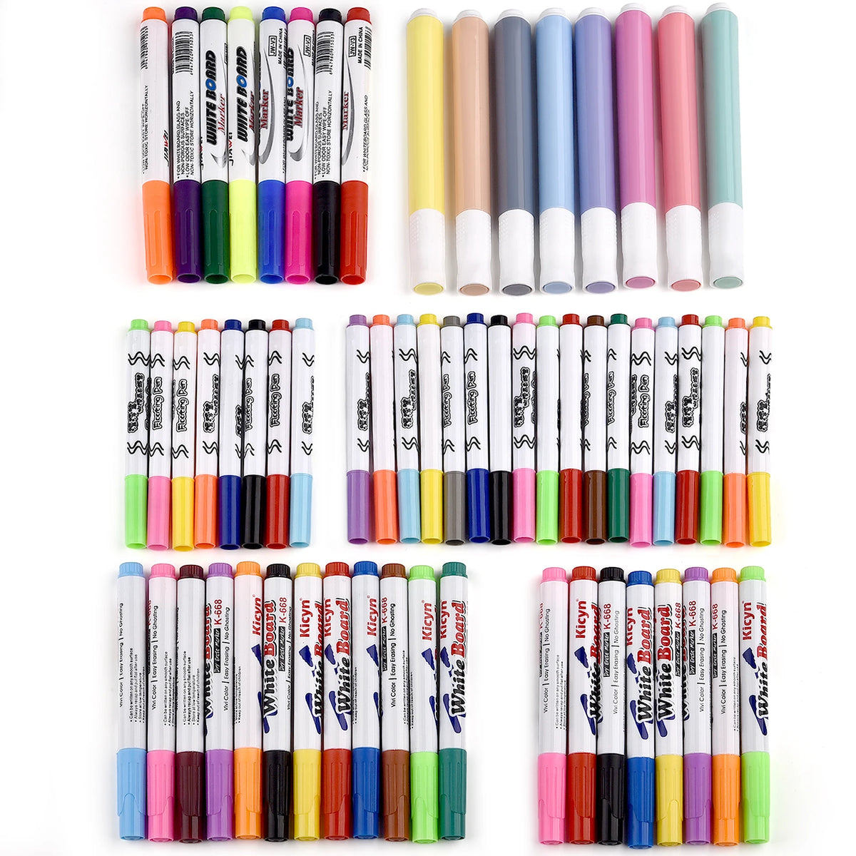 Magic Water Drawing Pens – Set of 8 Colours