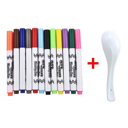 Magic Water Drawing Pens – Set of 8 Colours