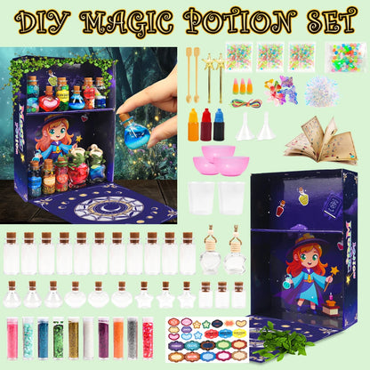 Magiczne eliksiry – zestaw małego czarodzieja (22 elementy)