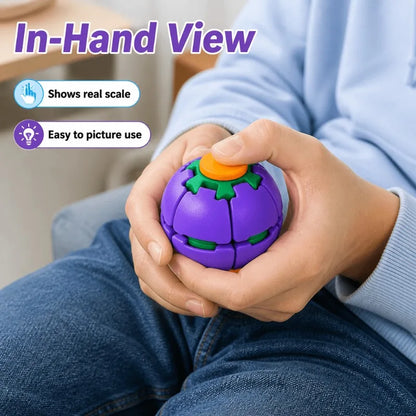 Fidget Spinner 3D- Antystresowa kulka do ściskania i kręcenia