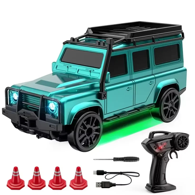 Mini samochód RC do Driftu 1;64 zdalnie sterowany Model 4WD 2.4GHz