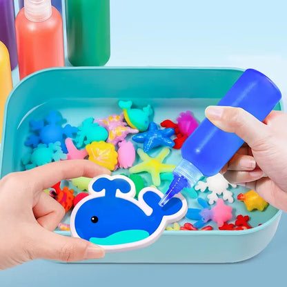 Magiczne żelowe stworki Aqua Kreatywny zestaw dla dzieci