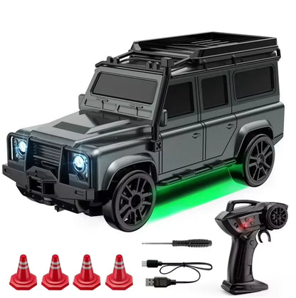 Mini samochód RC do Driftu 1;64 zdalnie sterowany Model 4WD 2.4GHz