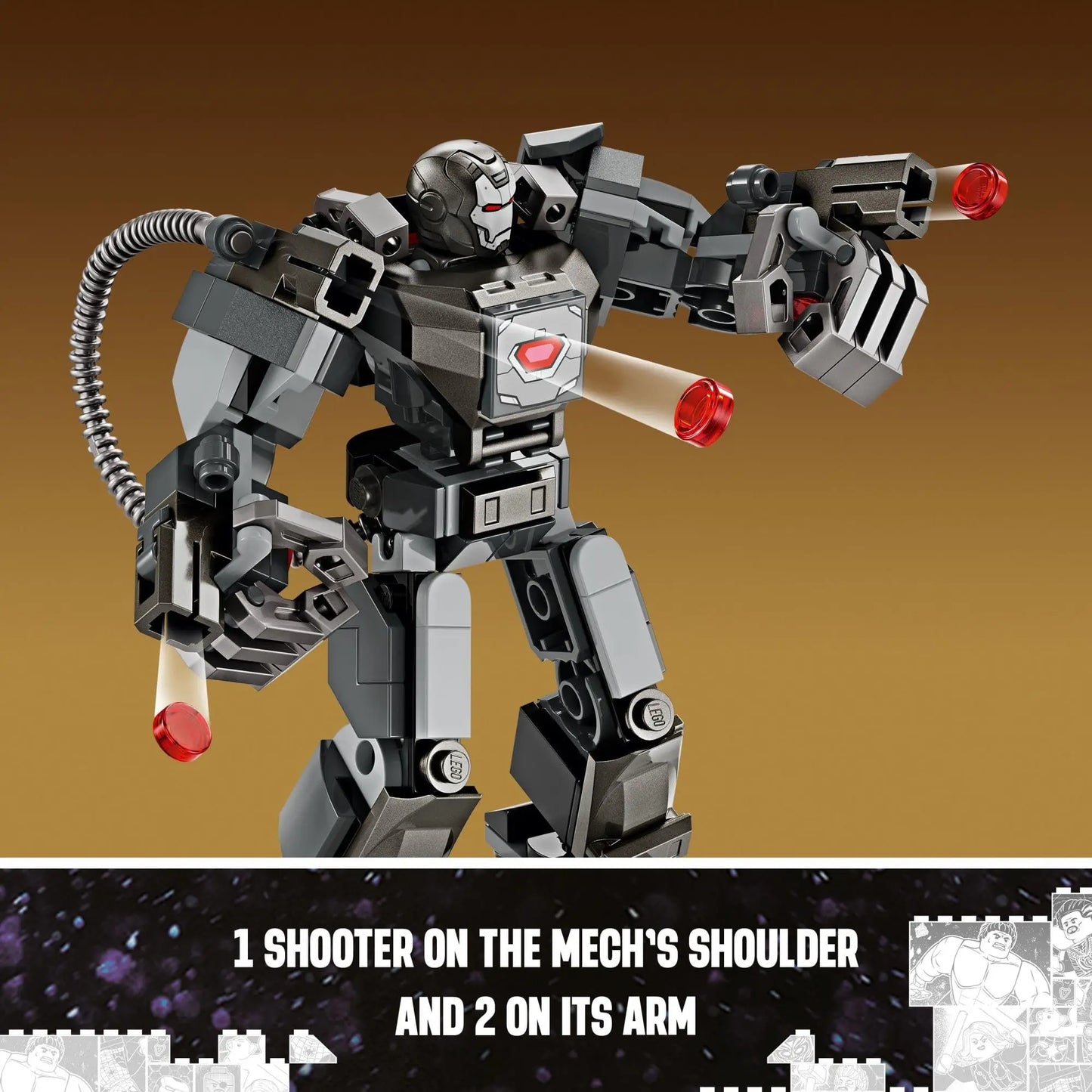 LEGO War Machine Mech Armor Marvel 76277