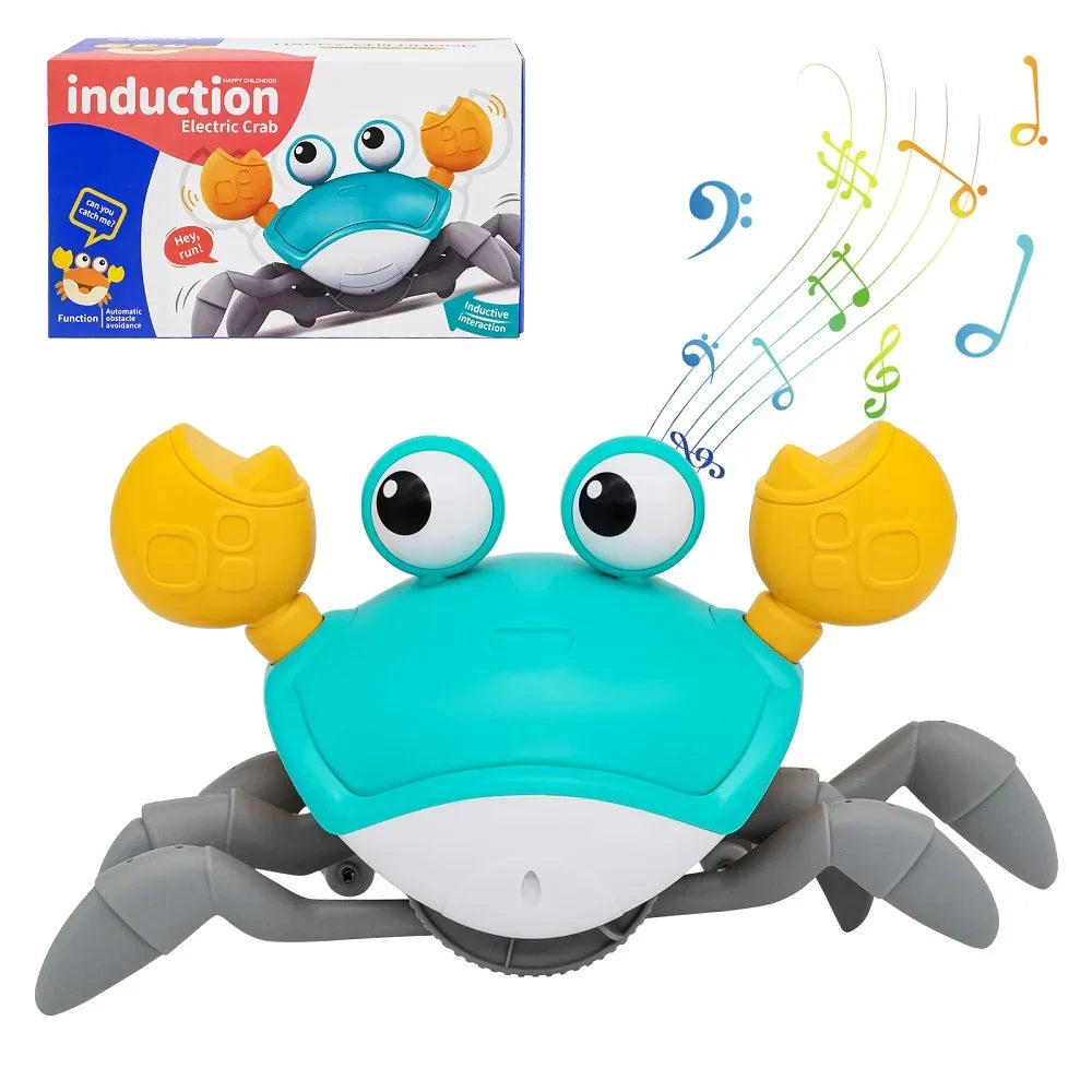 Interaktywny krab z muzyką dla niemowląt