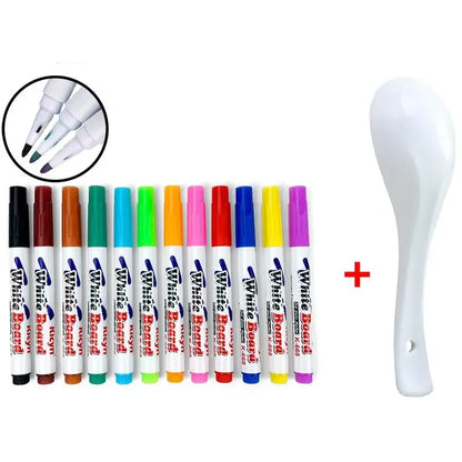 Magic Water Drawing Pens – Set of 8 Colours