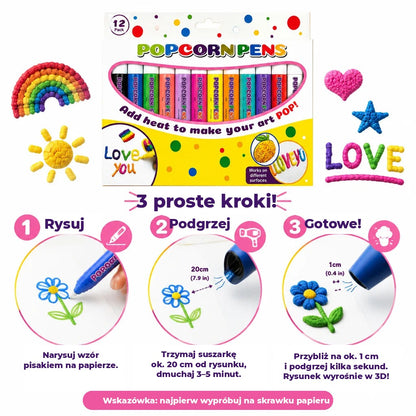3 proste kroki: rysuj, podgrzej, gotowe