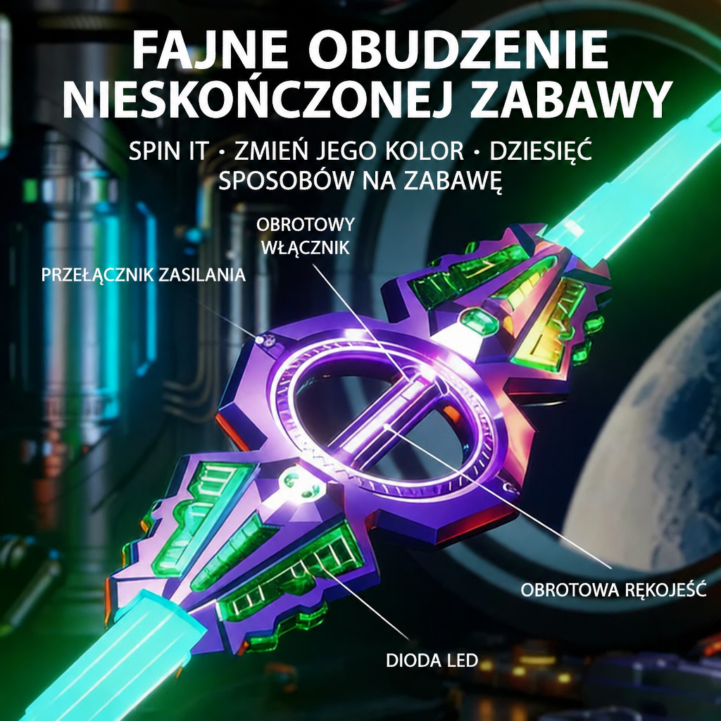 Miecz świetlny LED – 14 kolorów