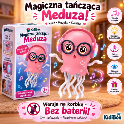 Tańcząca meduza Le- Interaktywna zabawka z muzyką i czujnikiem przeszkód.