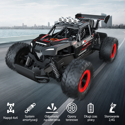 Samochód Terenowy RC 4X4 zdalnie sterowany Model Off-Road