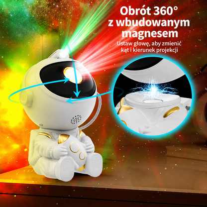 Projektor Gwiazd Led Astronauta- stwórz własną Galaktykę w pokoju!