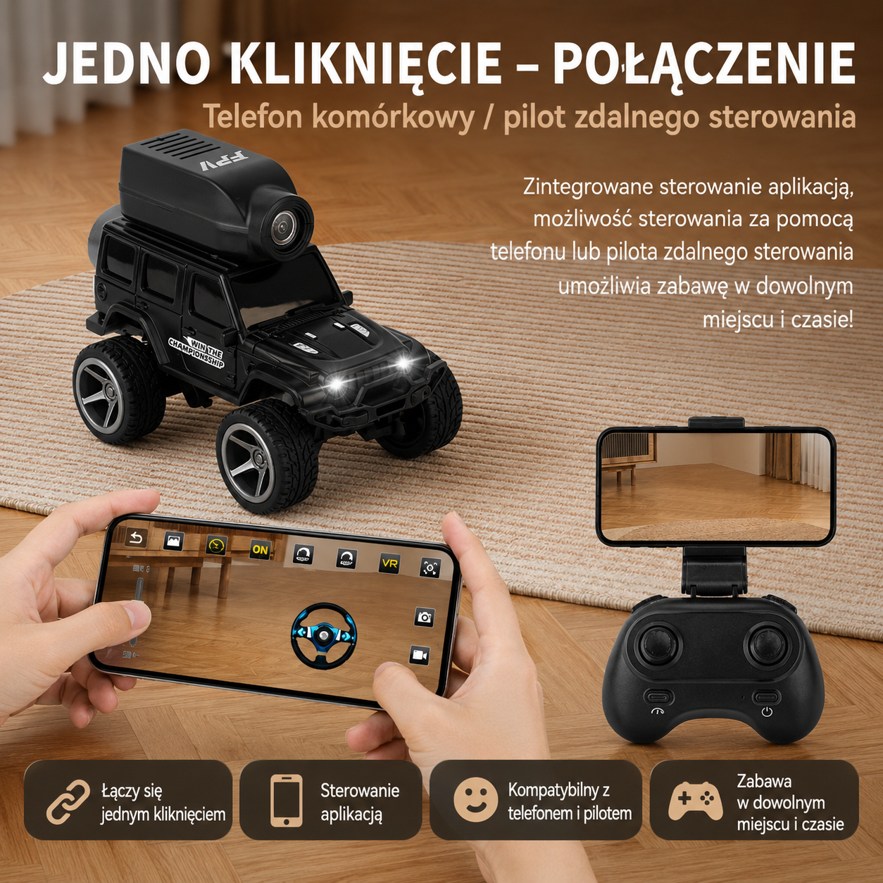🚀 MINI RC CAR 1:64 – MAŁY SAMOCHÓD. WIELKIE EMOCJE!