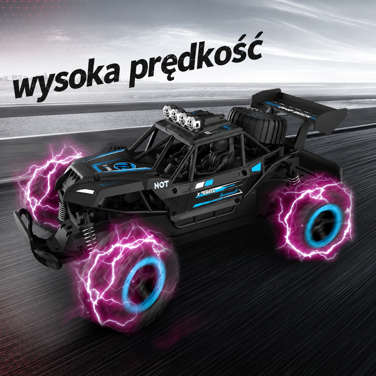 Samochód Terenowy RC 4X4 zdalnie sterowany Model Off-Road